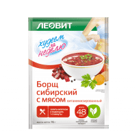 Леовит суп Борщ сибирский с мясом